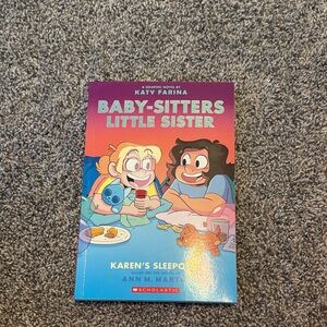 Scholastic Baby-Sitters Little Sister Graphic Novel - Purple and Blue Cover